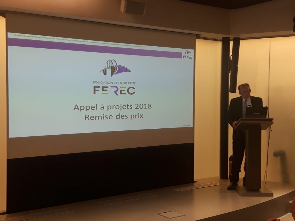 Remise des prix 2018 - Fondation d'entreprise FEREC